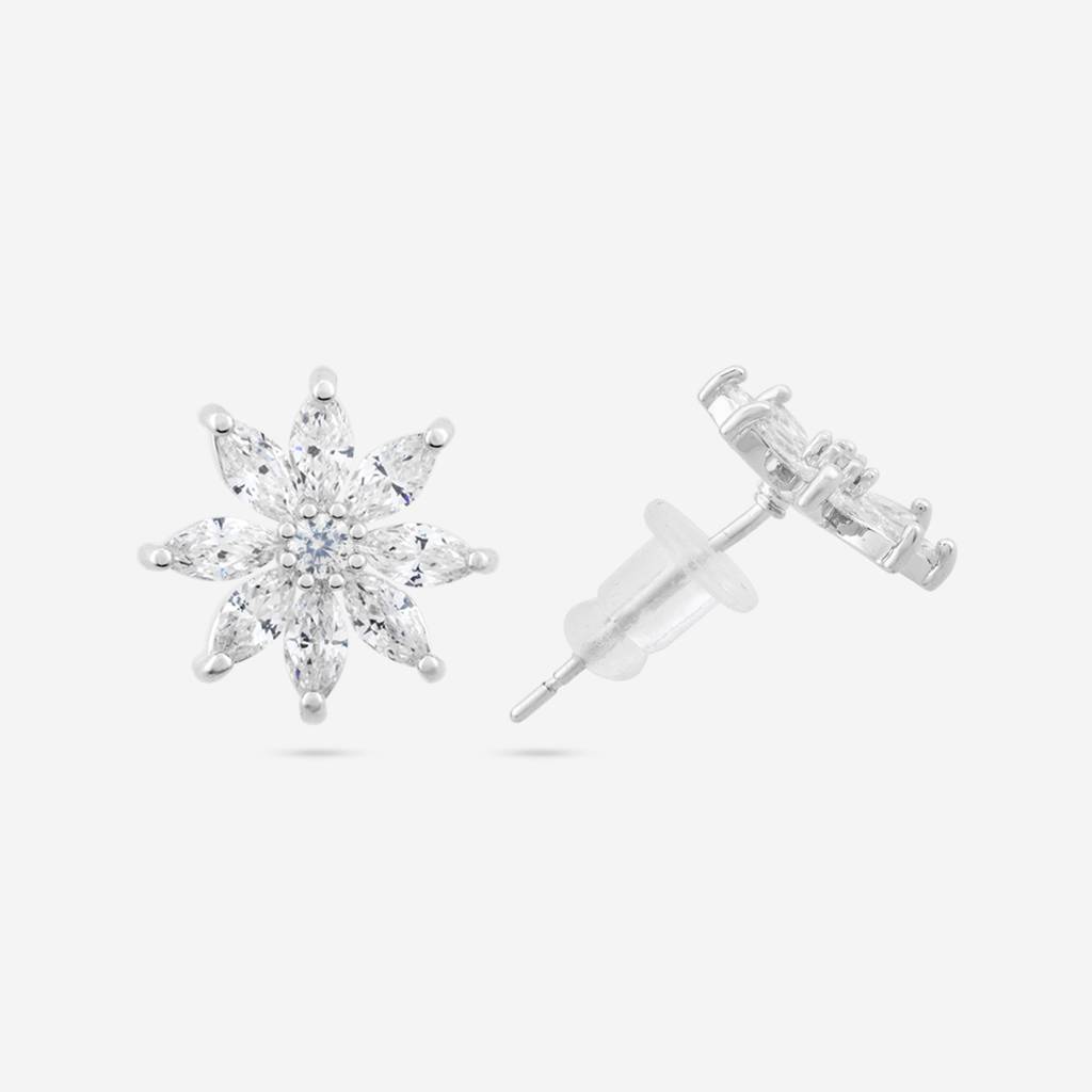 Kushal'S Fashion Jewellery Plated Party Trendy Zircon Studs-187417 : 446499