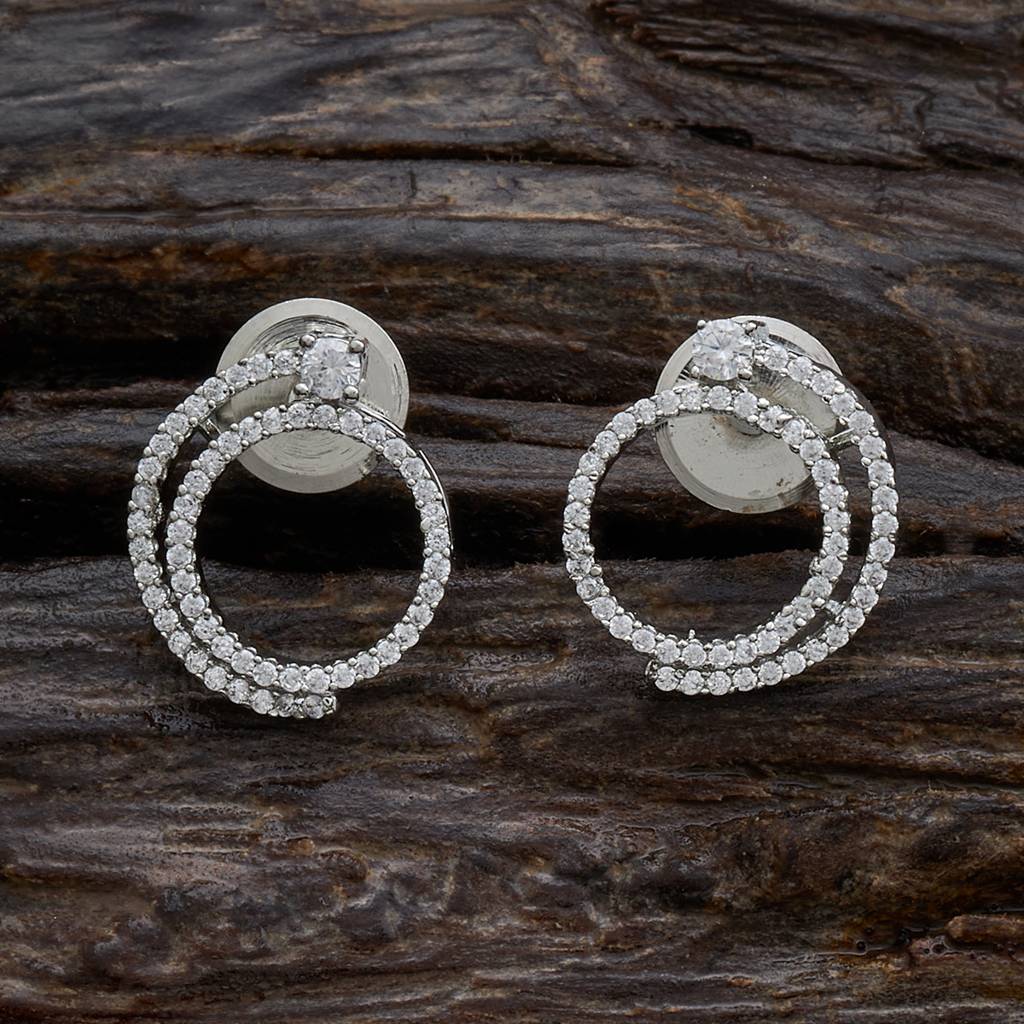 Kushal'S Fashion Jewellery-Plated Party Zircon Studs-160455 : 391348