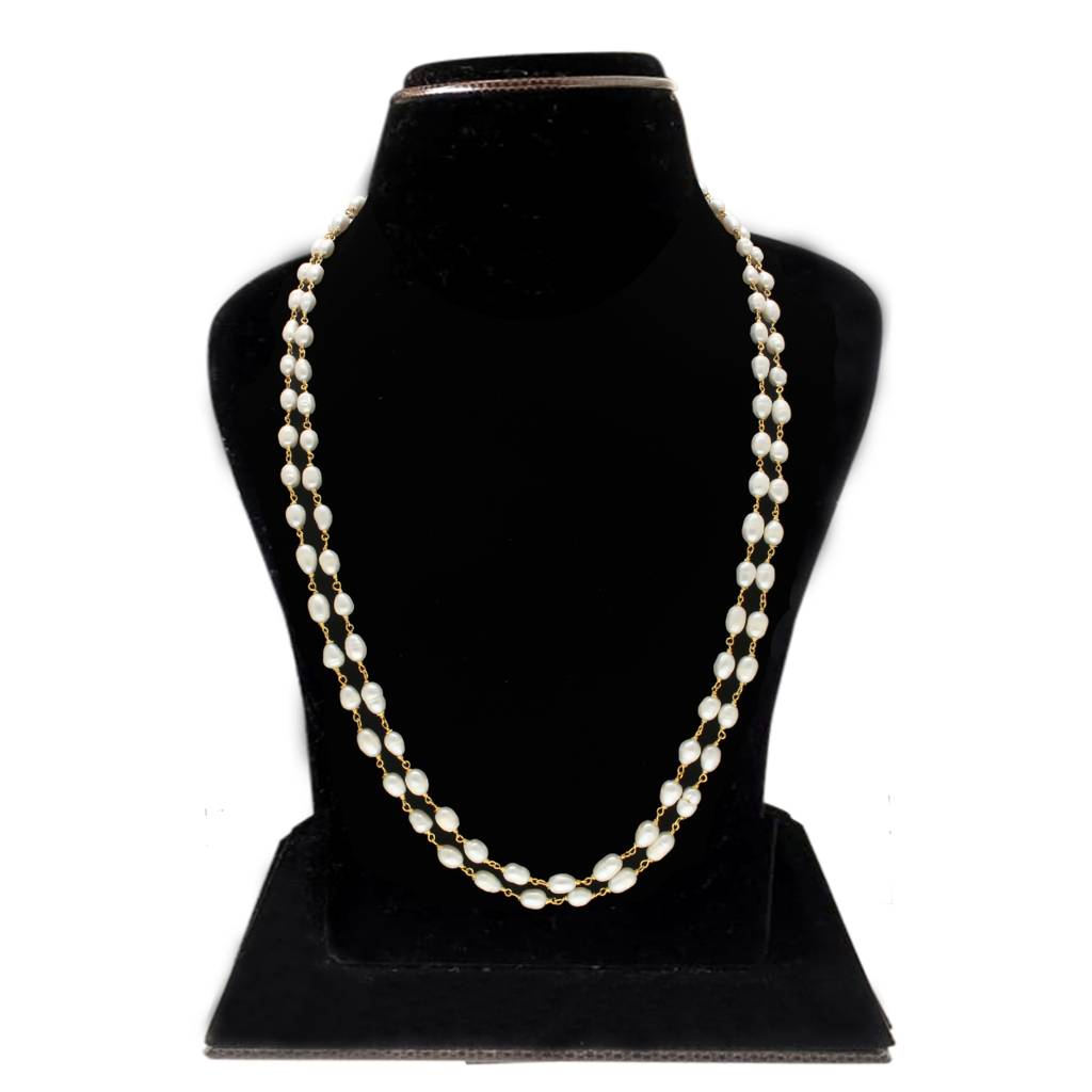 Anahita 2 Lines Pearl Necklace : JPAPL-23-21