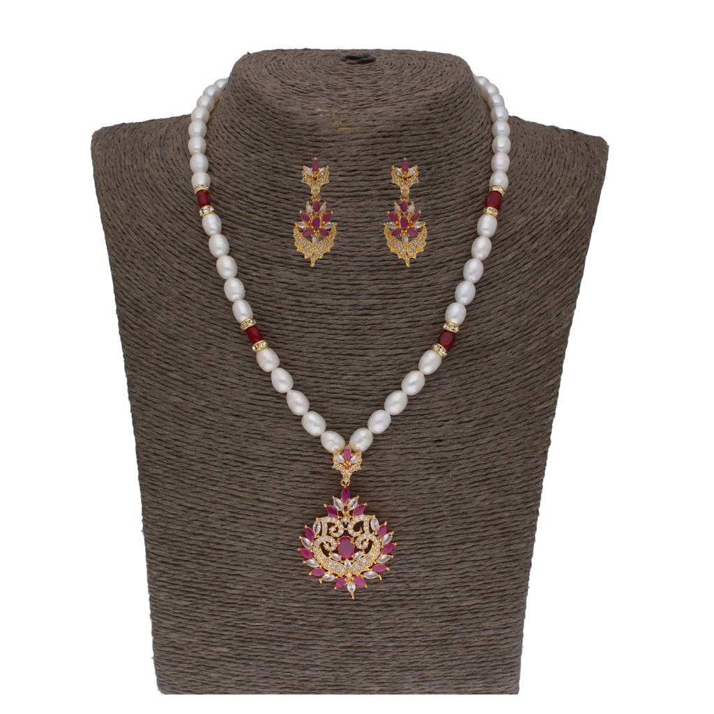 Dheeksha 1 Line Pearl Sets : JPOCT-22-12