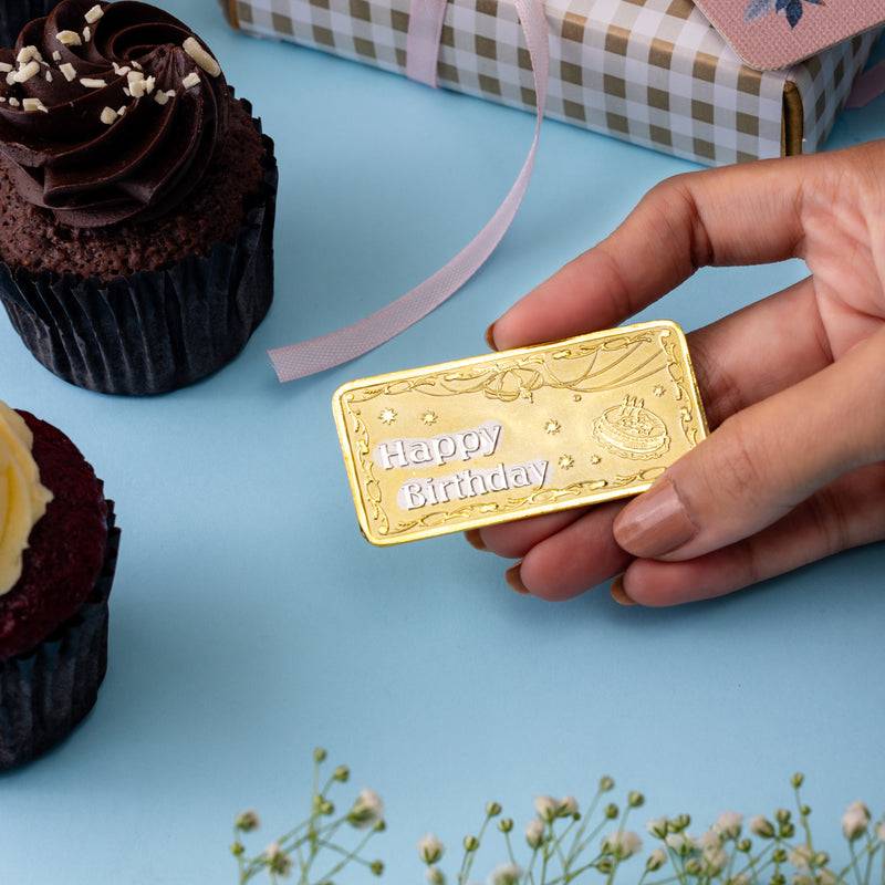 Silver Moments Card Set  -  Birthday - 10 Grams : COIMOMBY1_Gold