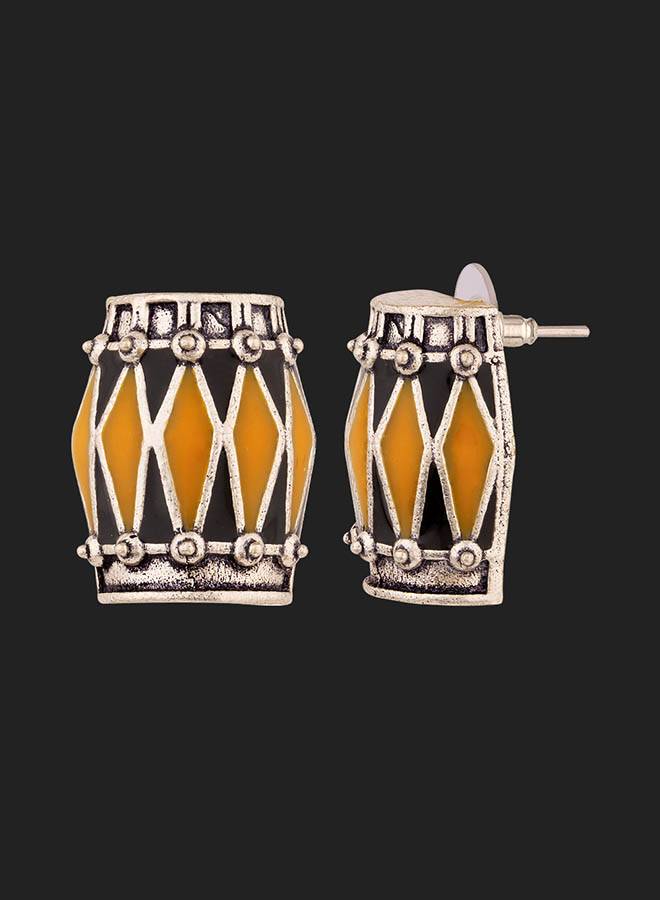 Taal Mridang Dholki Stud Earrings : 8907617985848