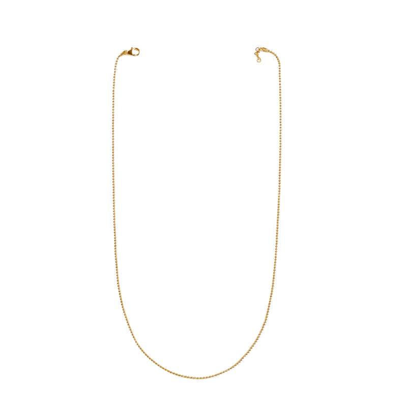 Trisu 925 Sterling Silver Gold-Plated Resilience Chain : TSCH-RES-18-18G-8001