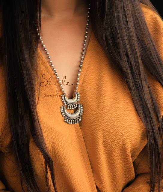 Adya Dual Chandra Necklace : SE1114