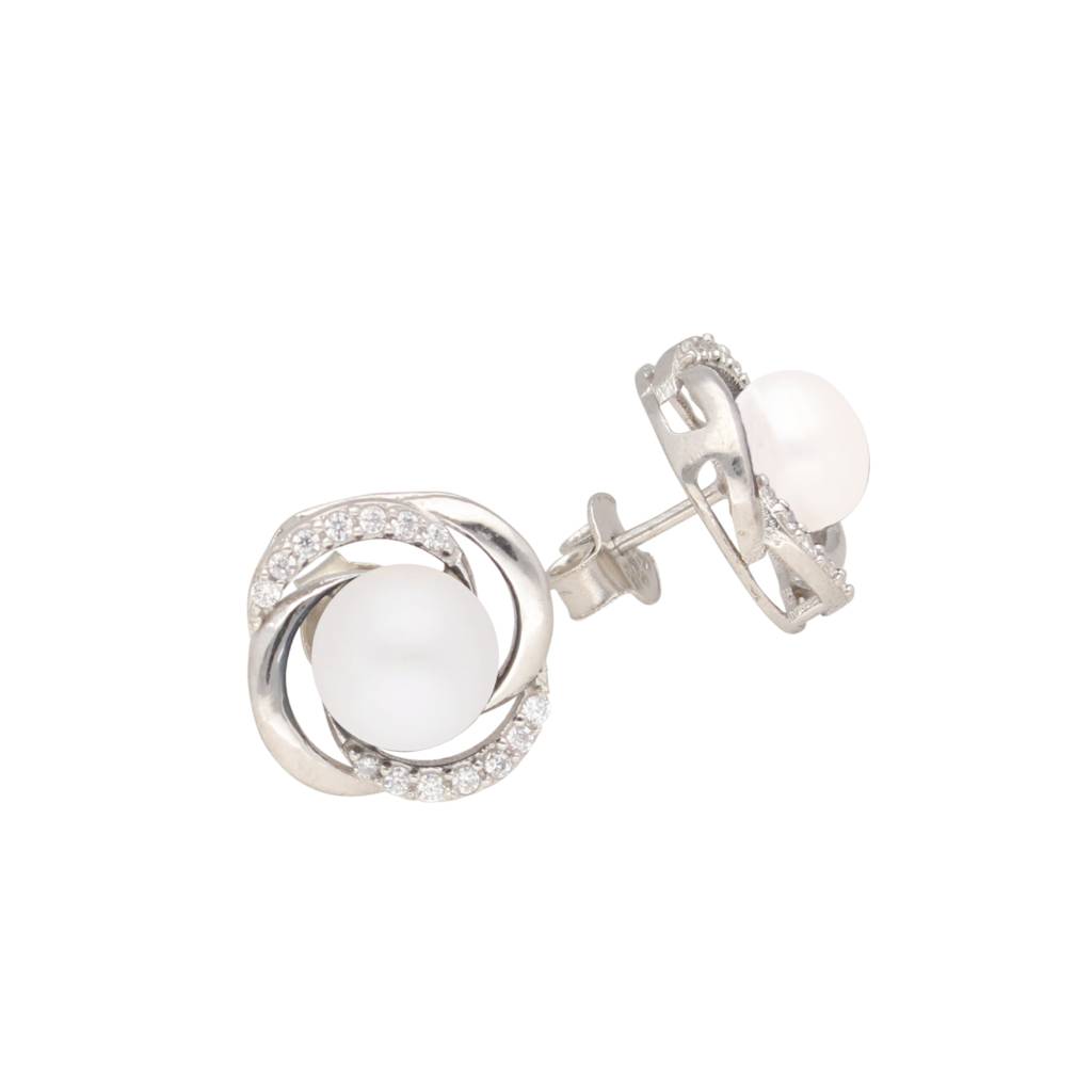 Oni 925 Silver Stud Earrings : JPMAY-22-132