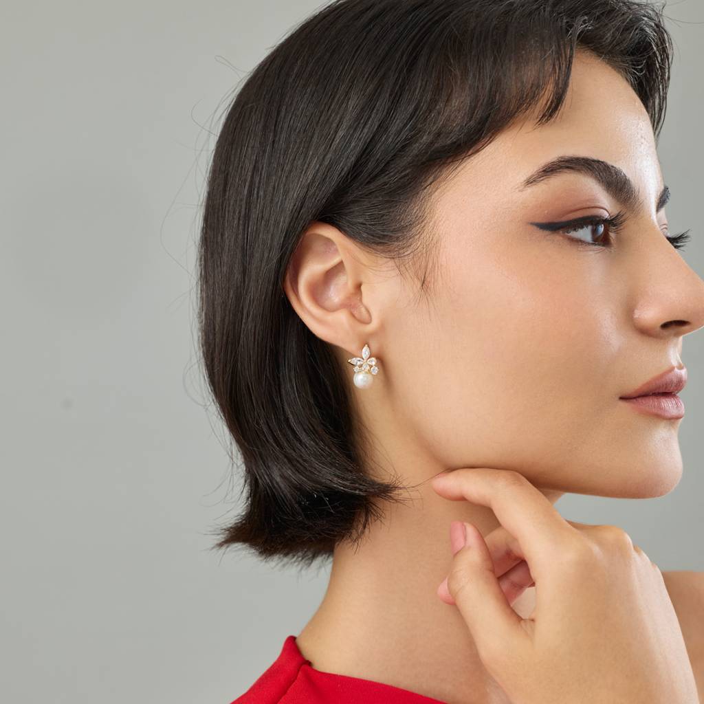 Kushal'S Fashion Jewellery   Plated Party Trendy Zircon Studs-187475 : 446631