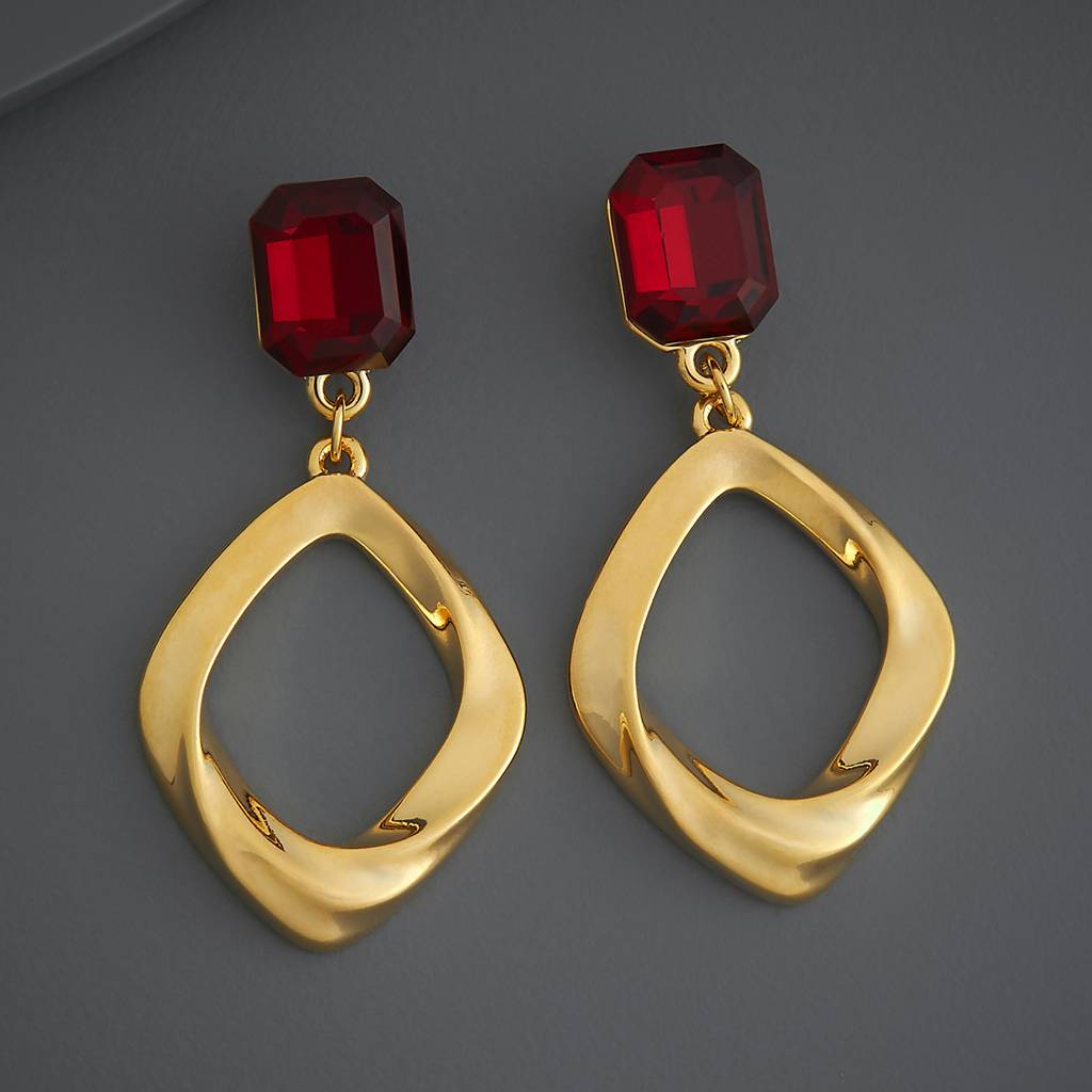 Kushal'S Fashion Jewellery Party Zircon Drop Earrings-186132 : 443898