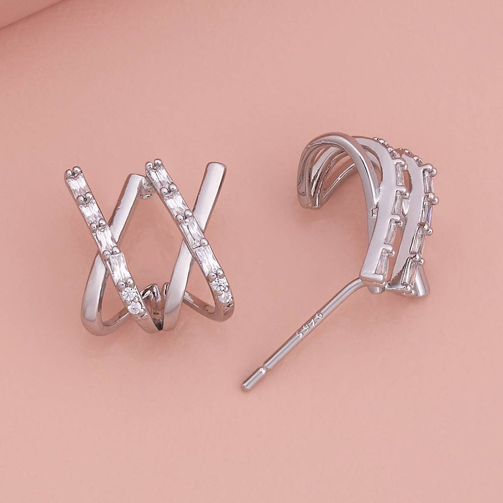 Kushal'S Fashion Jewellery Party Zircon Studs Earring-186328 : 444374