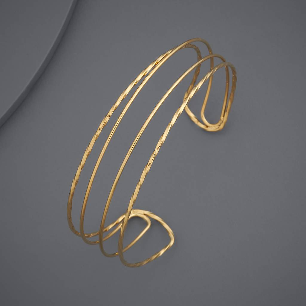 Kushal'S Fashion Jewellery  Gold-Plated Party Trendy Kada-184758 : 441092