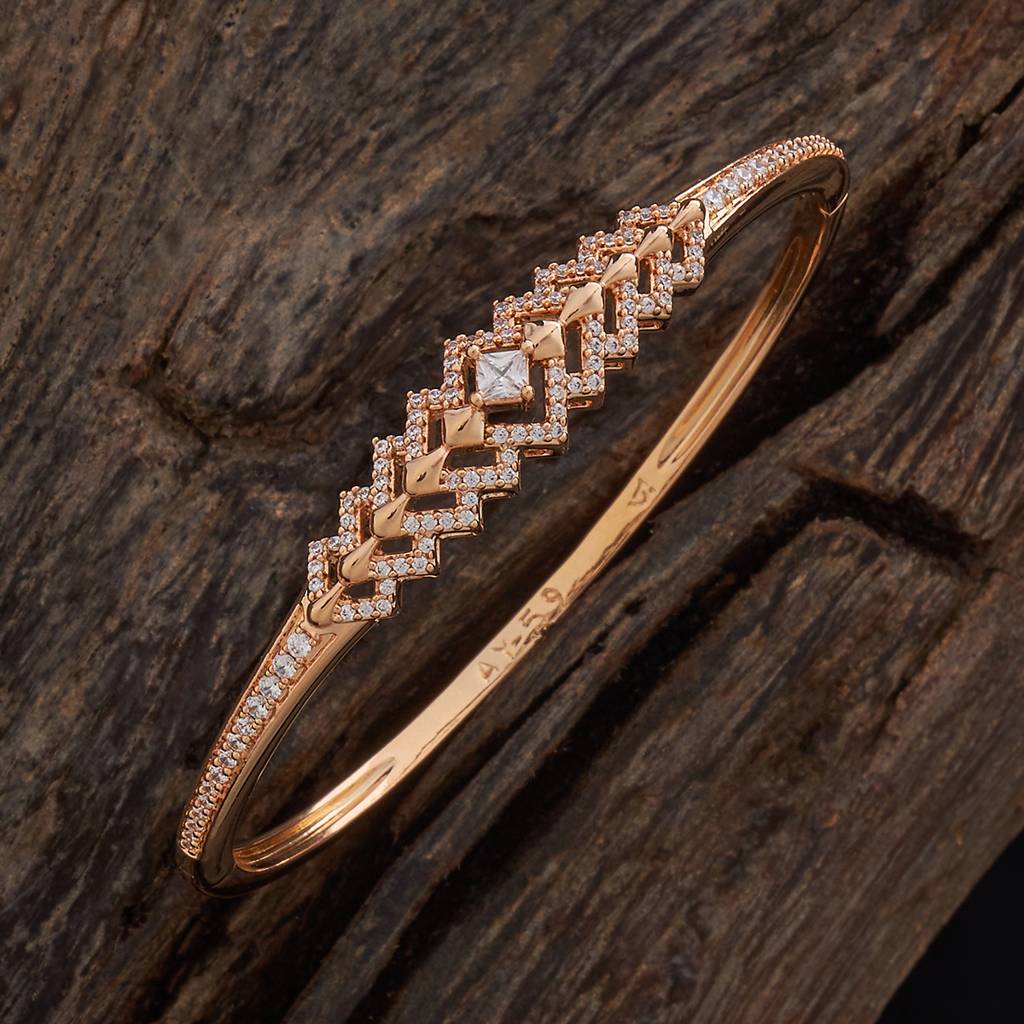 Kushal'S Fashion Jewellery  Plated Party Zircon Kada-184729 : 441033