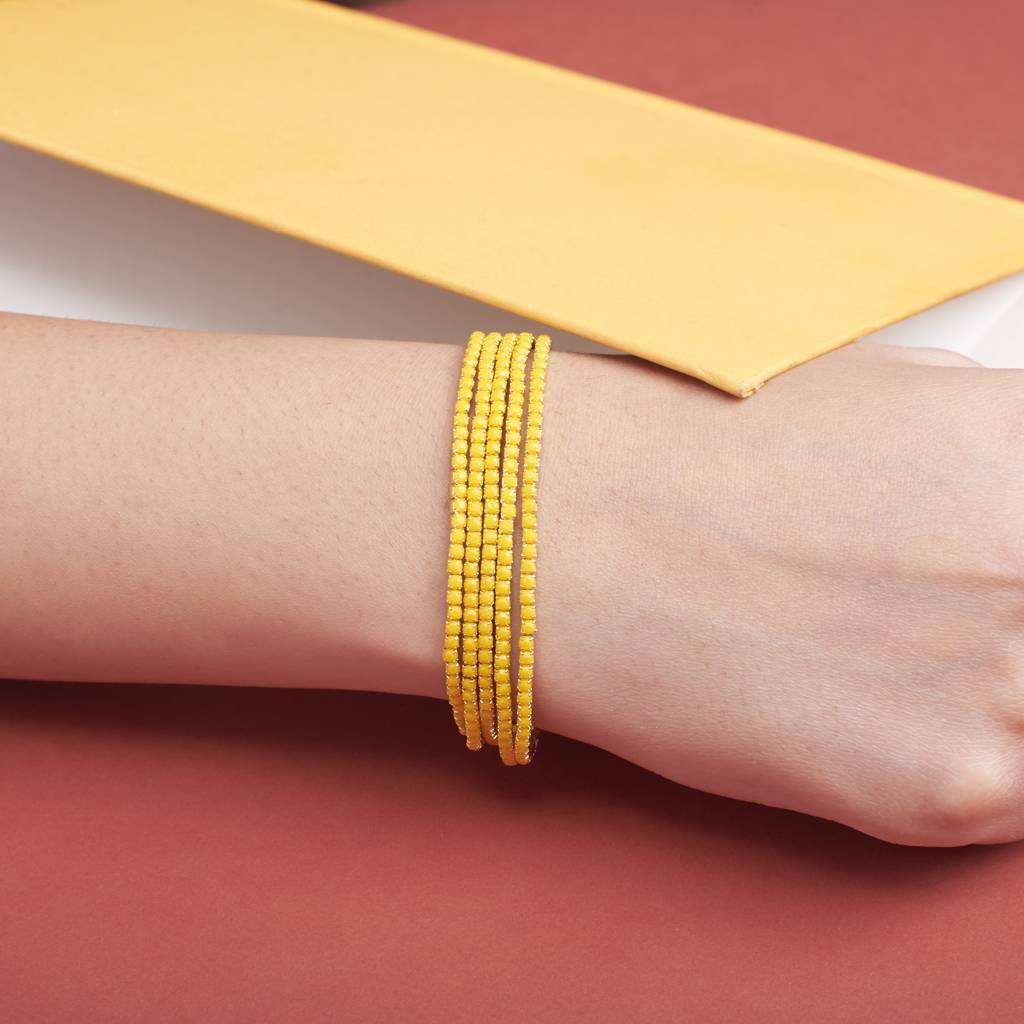 Butterscotch Stretchable Bands (Set Of 5) : BC52976