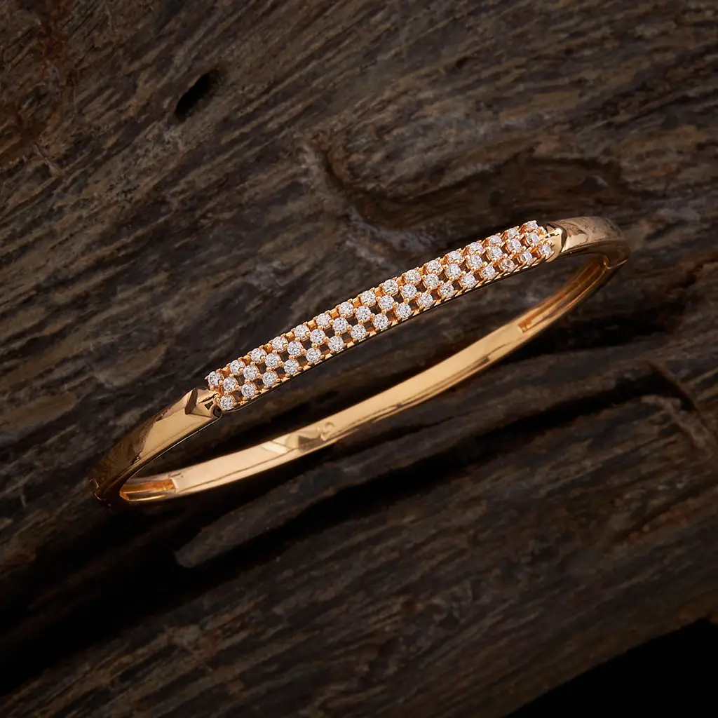 Kushal'S Fashion Jewellery Zircon Kada -159941