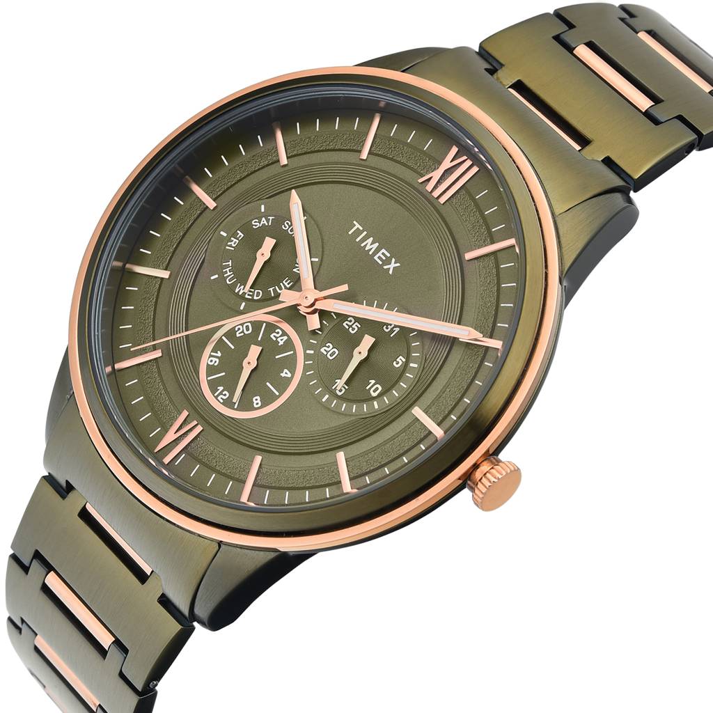 Timex Signio Round 42Mm Analog Men Watch - Tweg28000 : TWEG28002