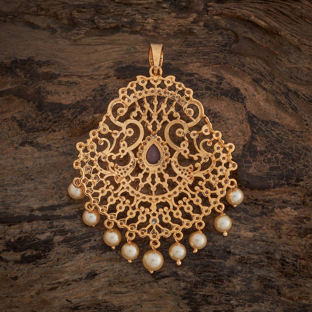Kushal'S Fashion Jewellery Plated Party Zircon Pendant -178584 : 427609