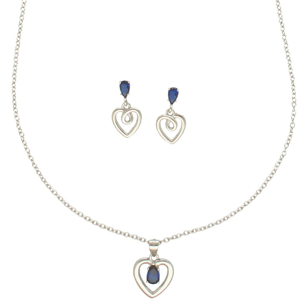 Unique 925 Sterling Silver Pendant Set : JPAUG-24-011