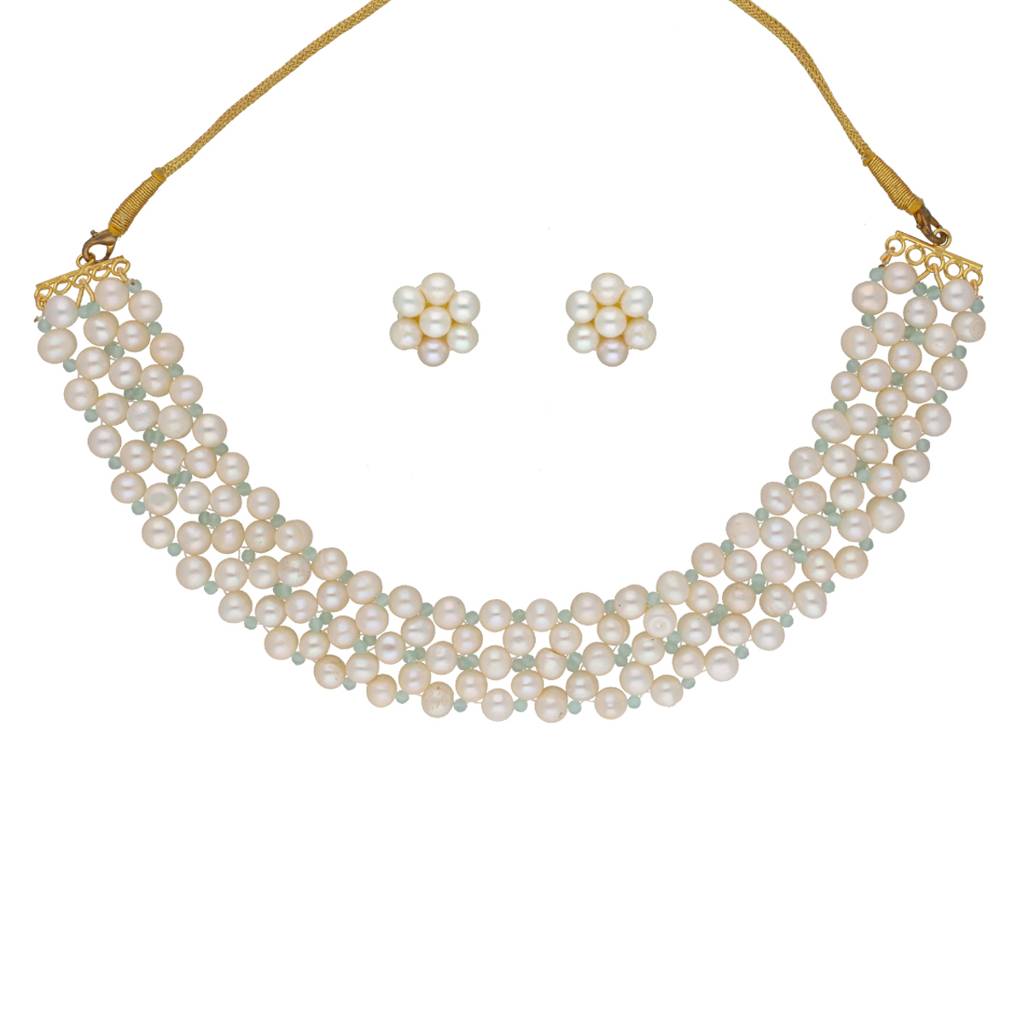Navishka 1 Line Pearl Choker : JPSEP-22-81
