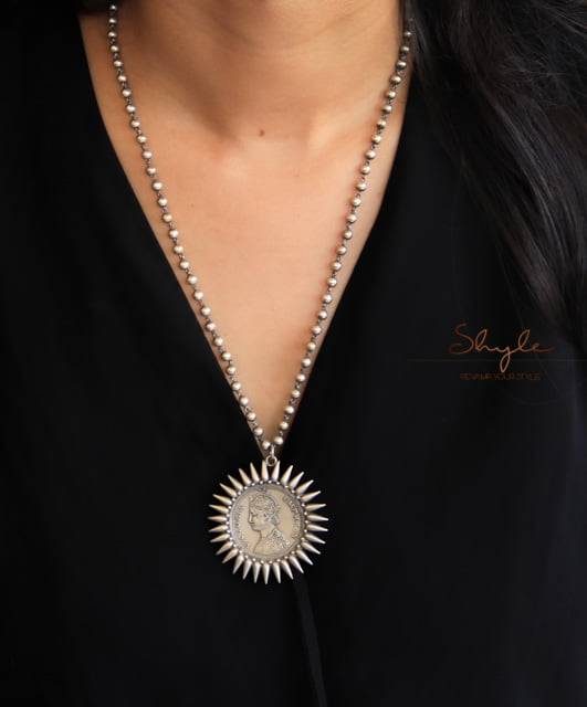 Mizoya Victorian King Chakra Ball Necklace : SE50186-1-1
