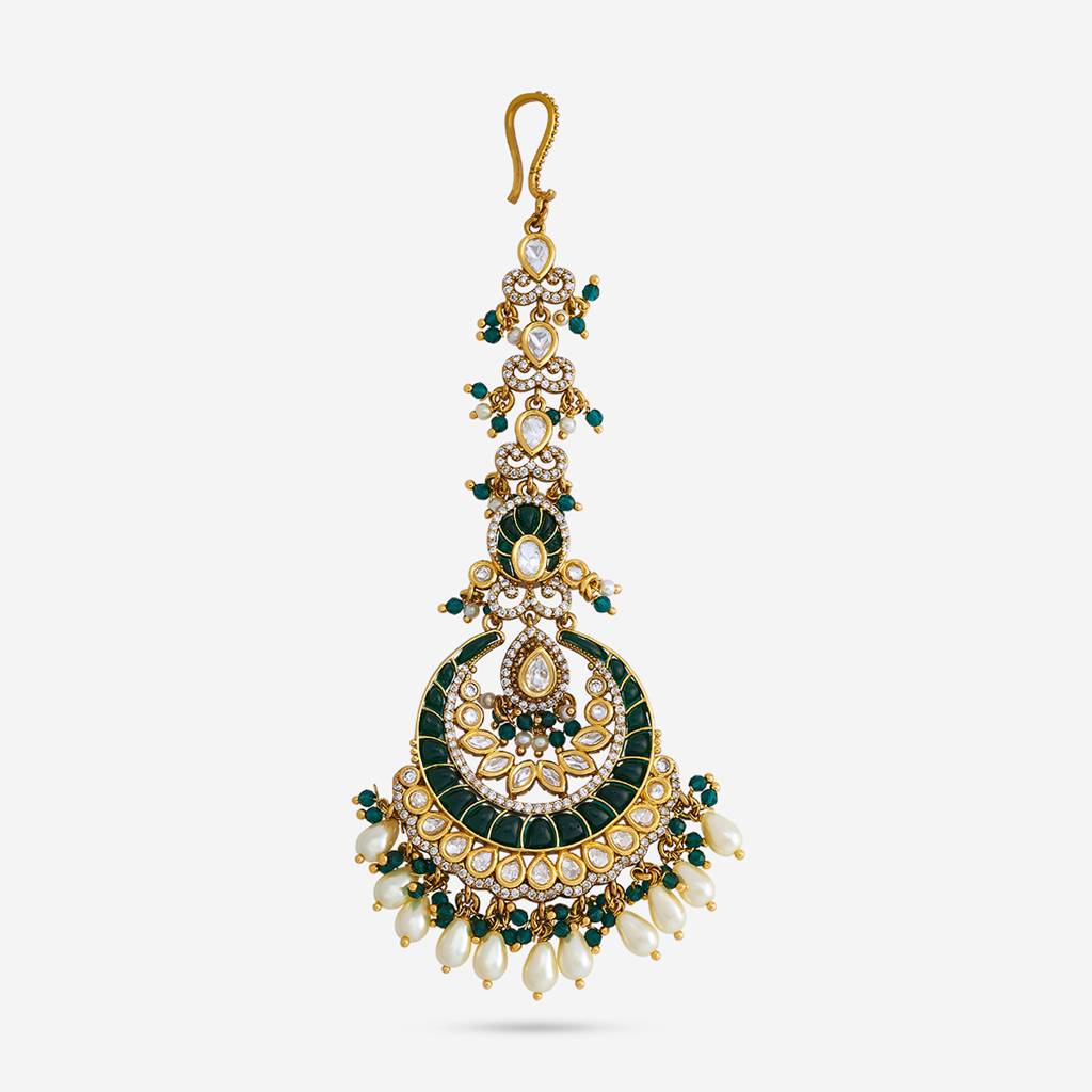 Ethnic Kundan Maang Tikka-186655 : 445079
