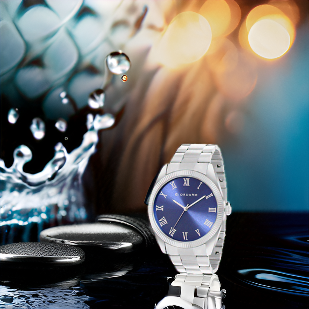 Giordano Classic Formal Analog Watch For Men With Stainless Steel Strap And Roman Numeric Indices -Gz-50112 : GZ-50112-22