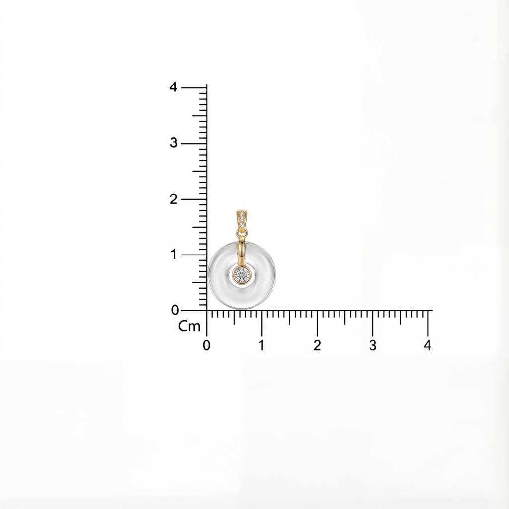 Korean Donut Pendant Necklace : YUFSNL222