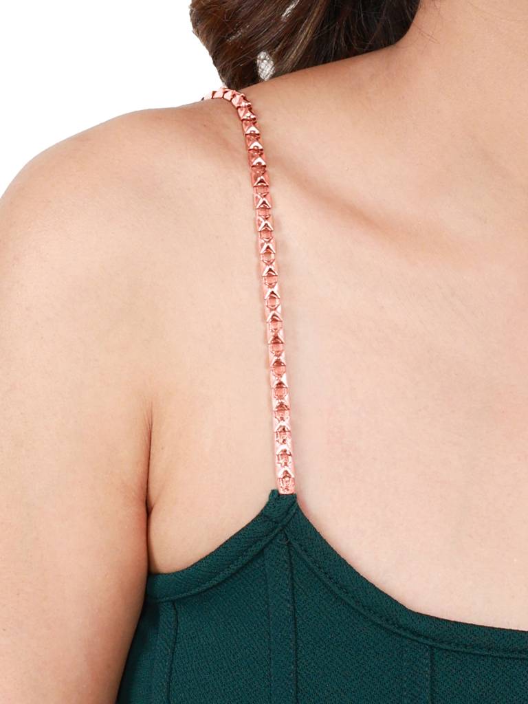 Serpent Box Decorative Bra Strap | Smooth Chain | Pair : A04