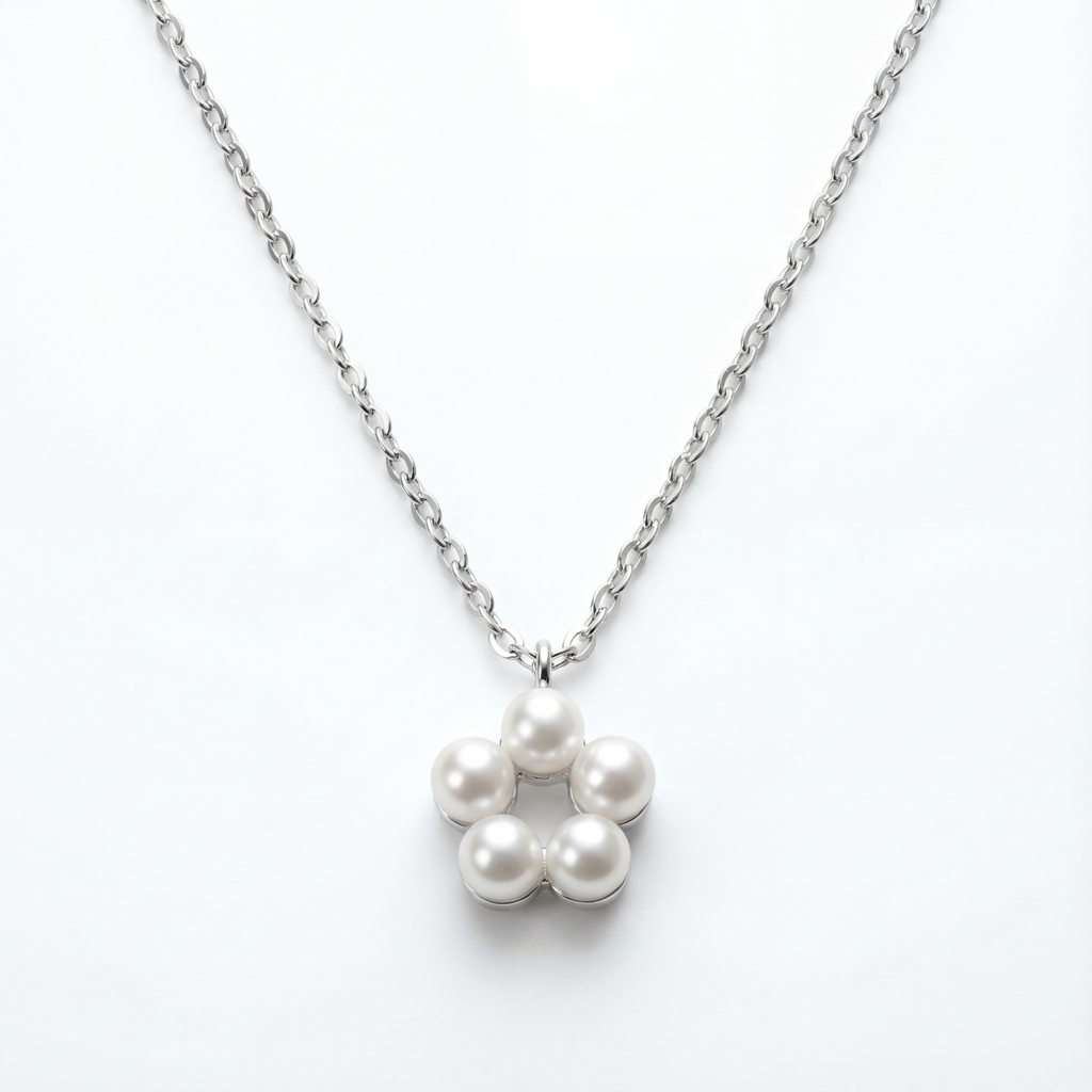Pearl Blossom Necklace : YUFSER230