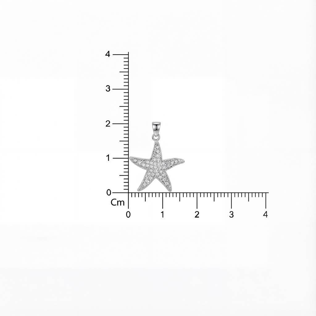 Korean Ocean Muse Triple-Strand Starfish & Pearl Statement Necklace : YUFSNL238