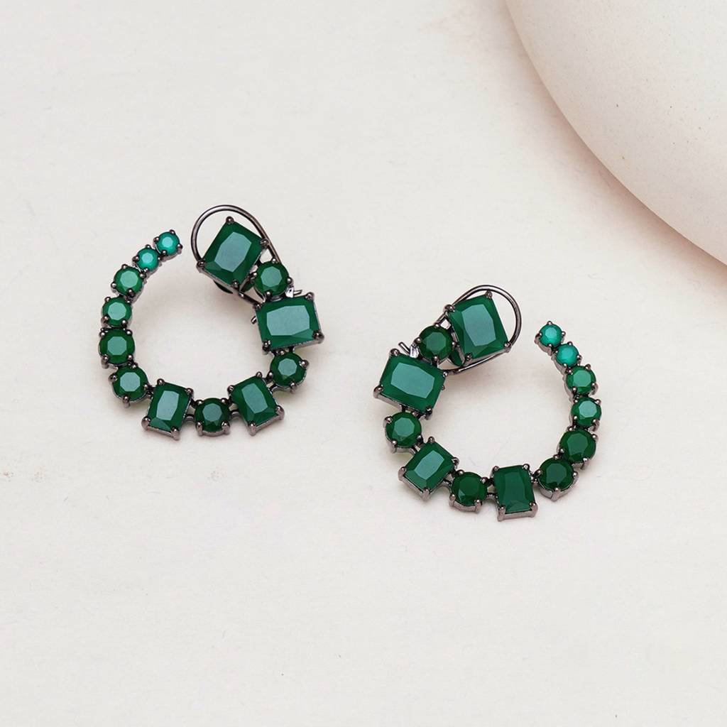 Jade Stud Earrings : RSA23-15