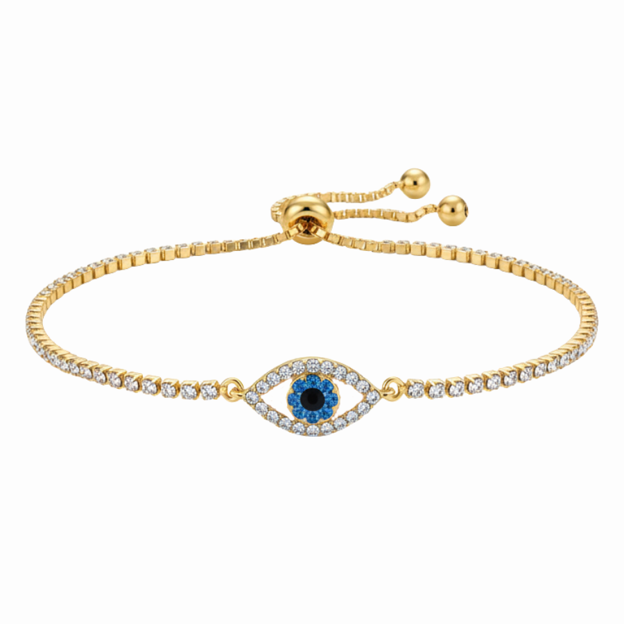 Round Evil Eye Bracelet For Women | Protective Symbolic Bracelet Jewellery : 5446820994