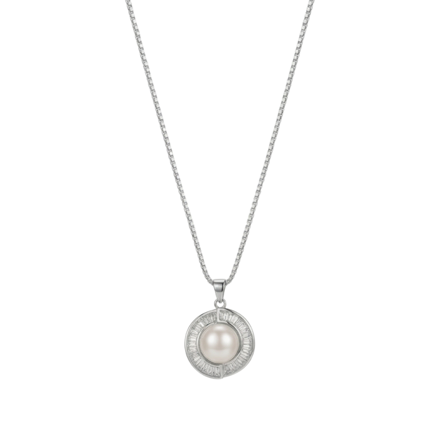 Modern Muse Necklace For Women | Contemporary Minimal Pendant Jewellery : 3177398583