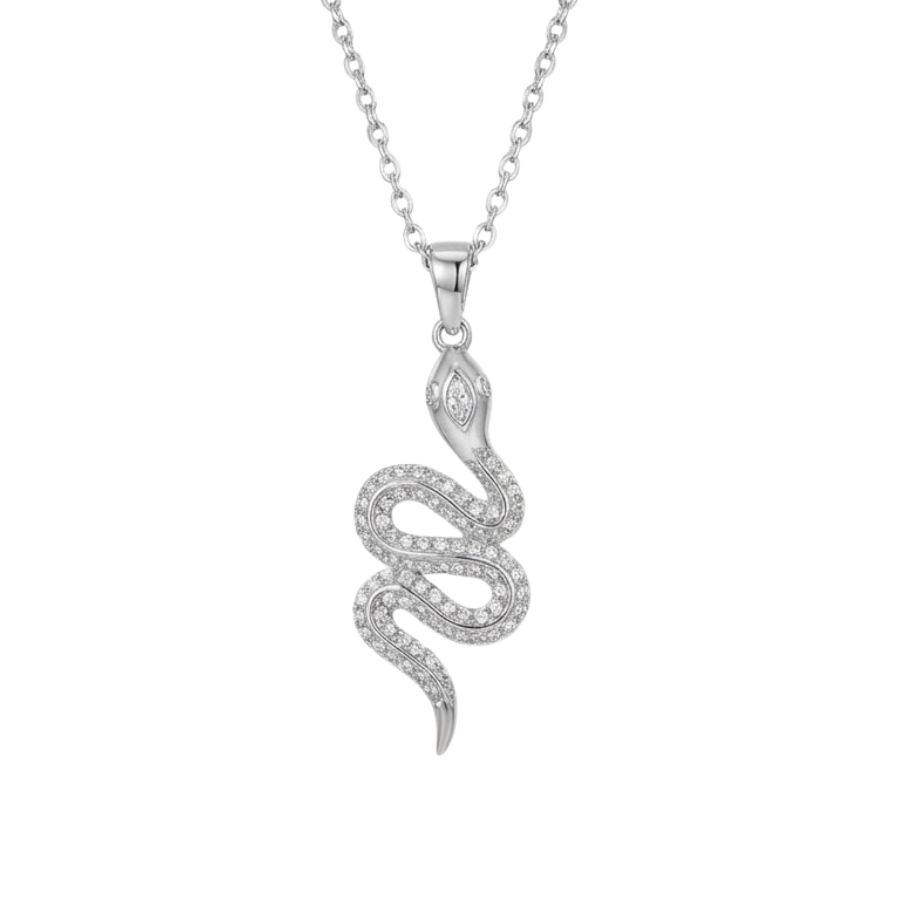 Single Snake Necklace For Women | Minimal Bar Style Pendant Jewellery : 6615130050