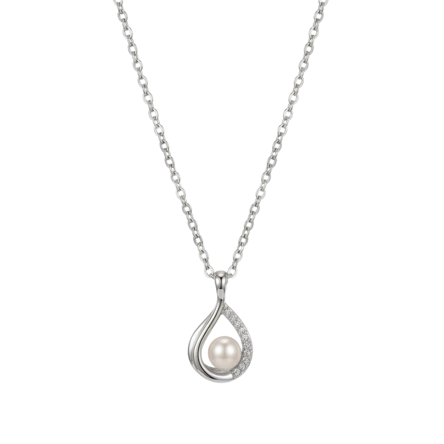 Raindrop Pendant Necklace For Women – Elegant Teardrop Design With Minimal Modern Finish | Premium Graceful Jewel : 7204996804