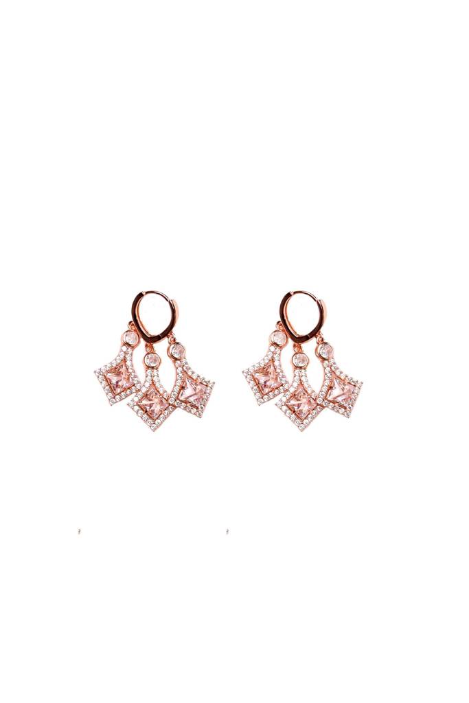 925 Silver Gilded Petals Earrings