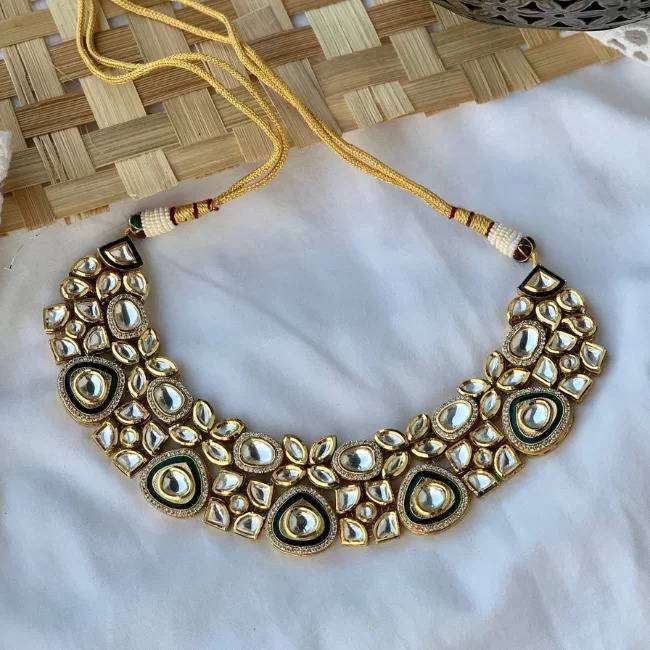 Kundan Jadau Necklace Set