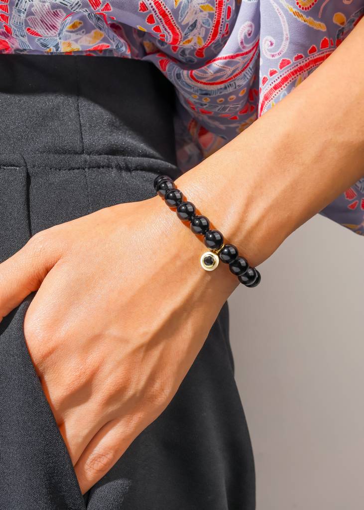 Strength & Protection - Black Onyx Bracelet : AB10680