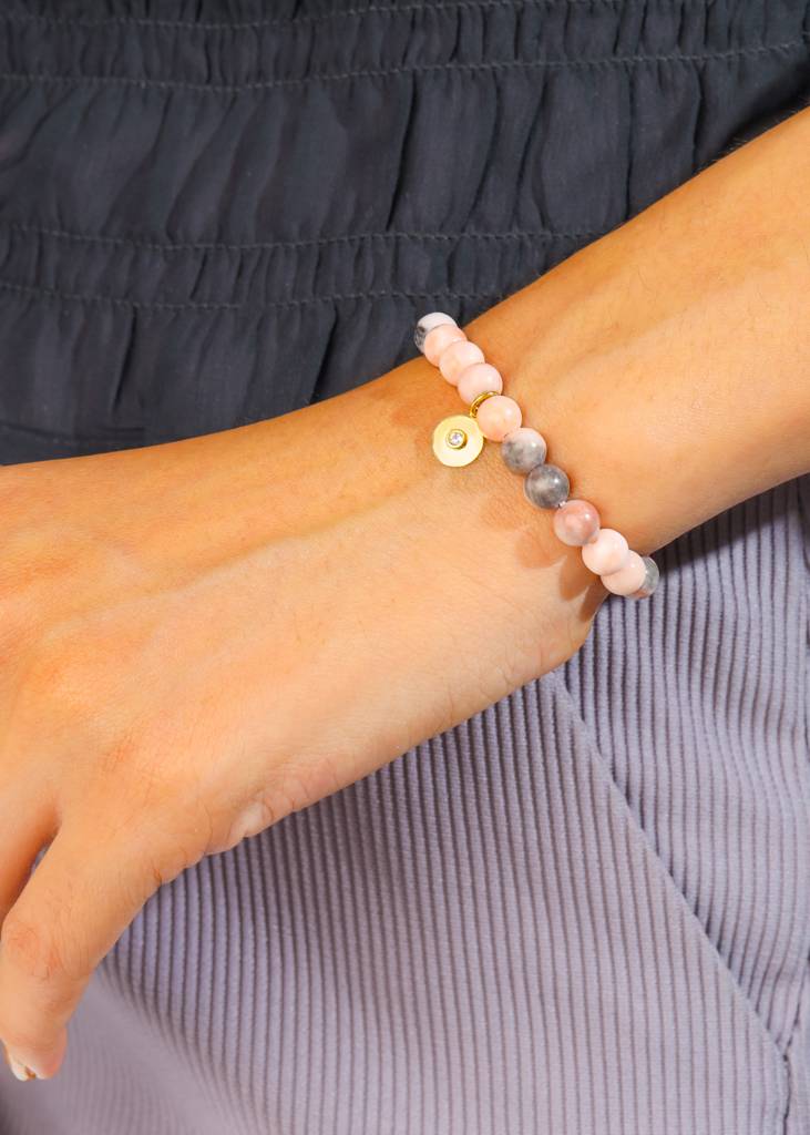 Soulful Rejuvenation - Jasper Evil Eye Bracelet : AB10738