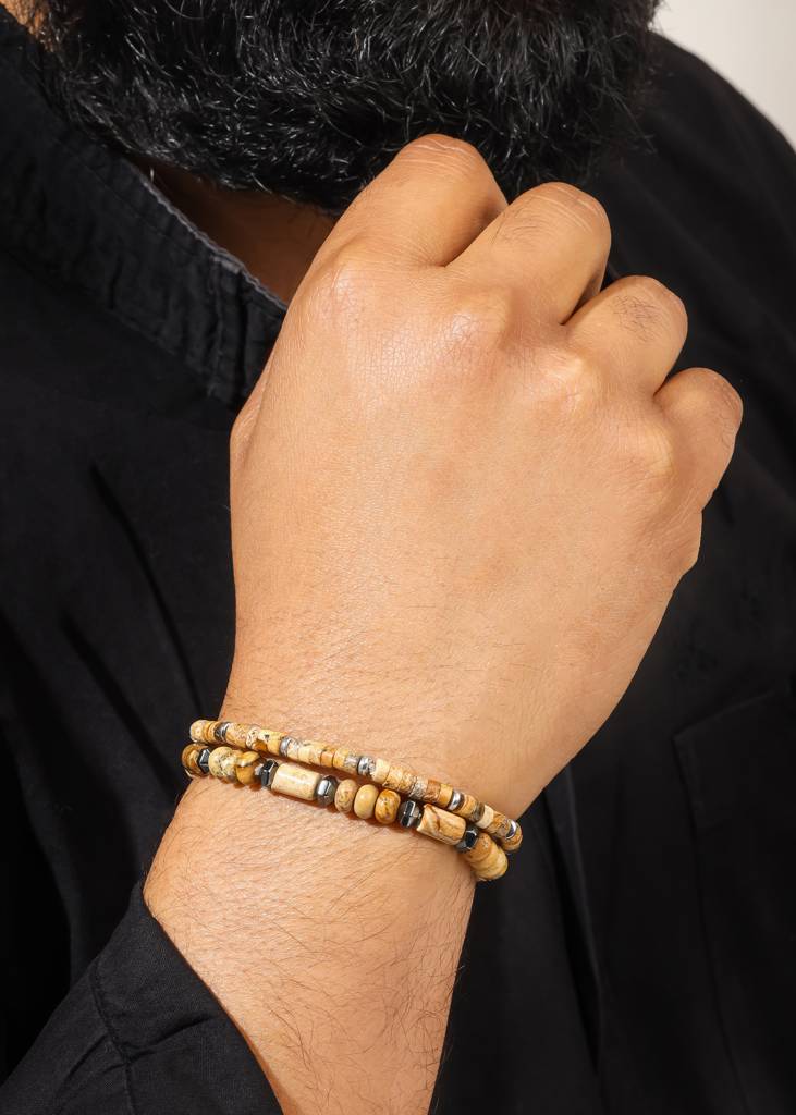 Strength, Stability & Calm – Picture Men’S Bracelet : AB10784