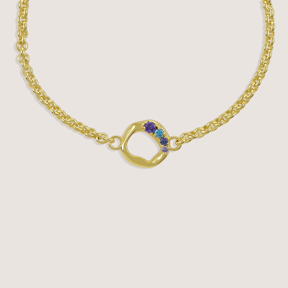 Natsumi Circle Charm Bracelet : ACB00239