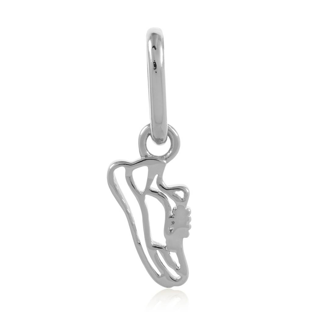 925 Sterling Silver Shoe Charm For Women | Jump Ring | Gift For Women And Girls | With Certificate Of Authentici : ACC00158-RH