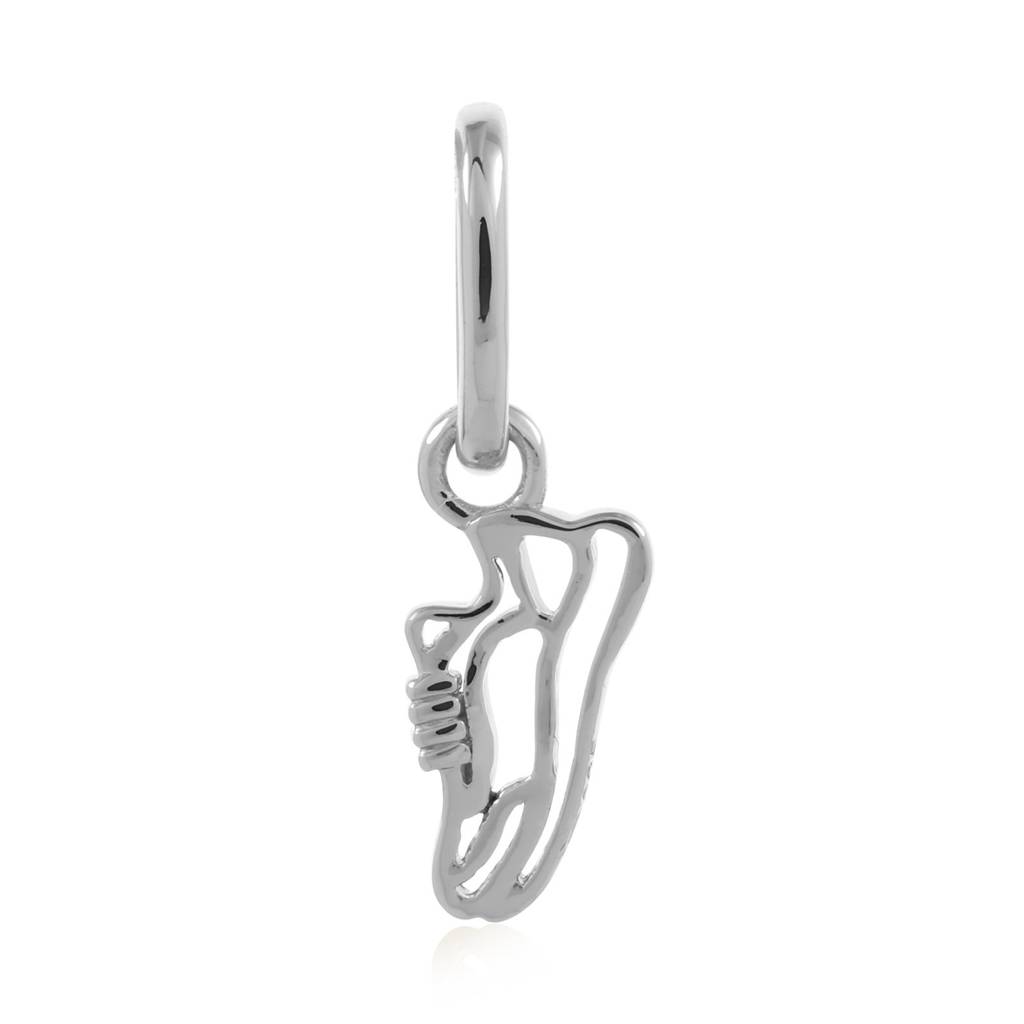 925 Sterling Silver Shoe Charm For Women | Jump Ring | Gift For Women And Girls | With Certificate Of Authentici : ACC00158-RH
