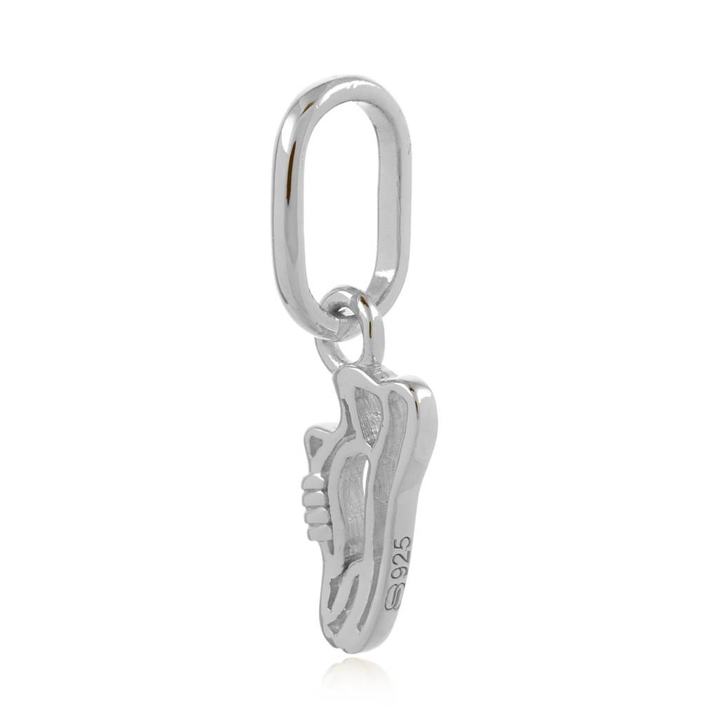 925 Sterling Silver Shoe Charm For Women | Jump Ring | Gift For Women And Girls | With Certificate Of Authentici : ACC00158-RH