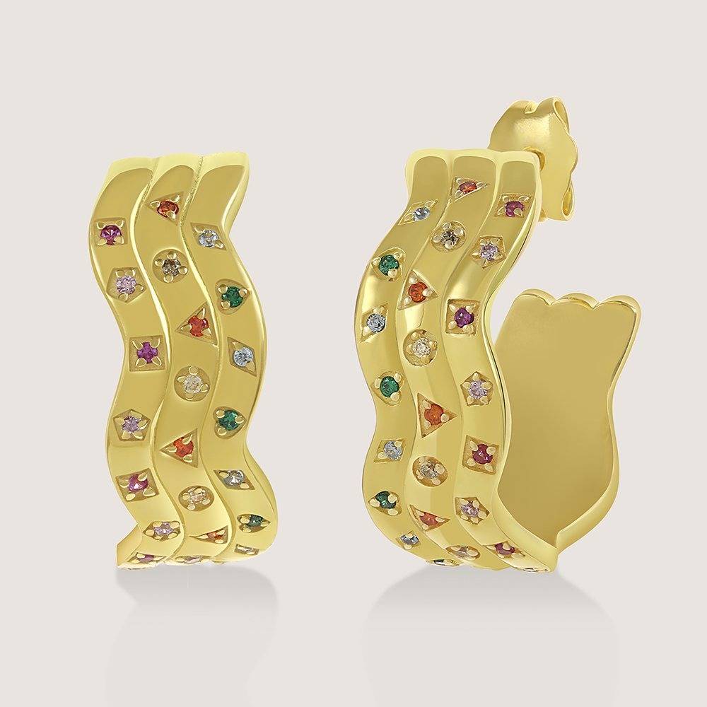 Natsumi Multi-Colour Hoops : ACE00285
