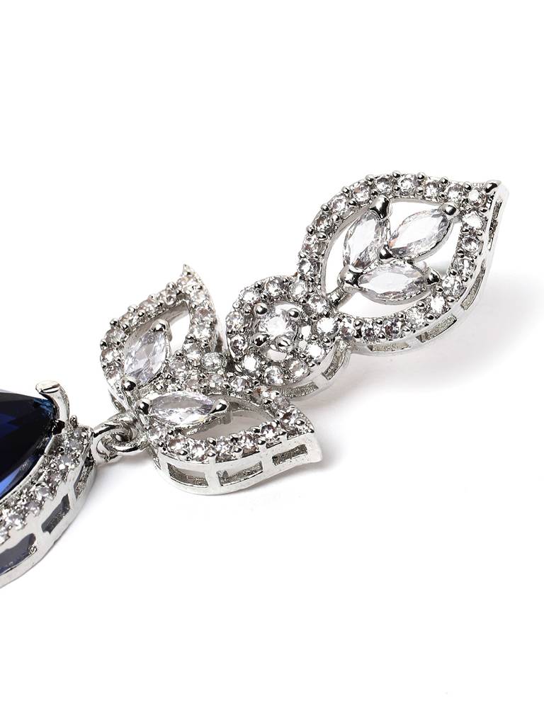 Styslish Water Drop Earrings : ADEarrings14Blue