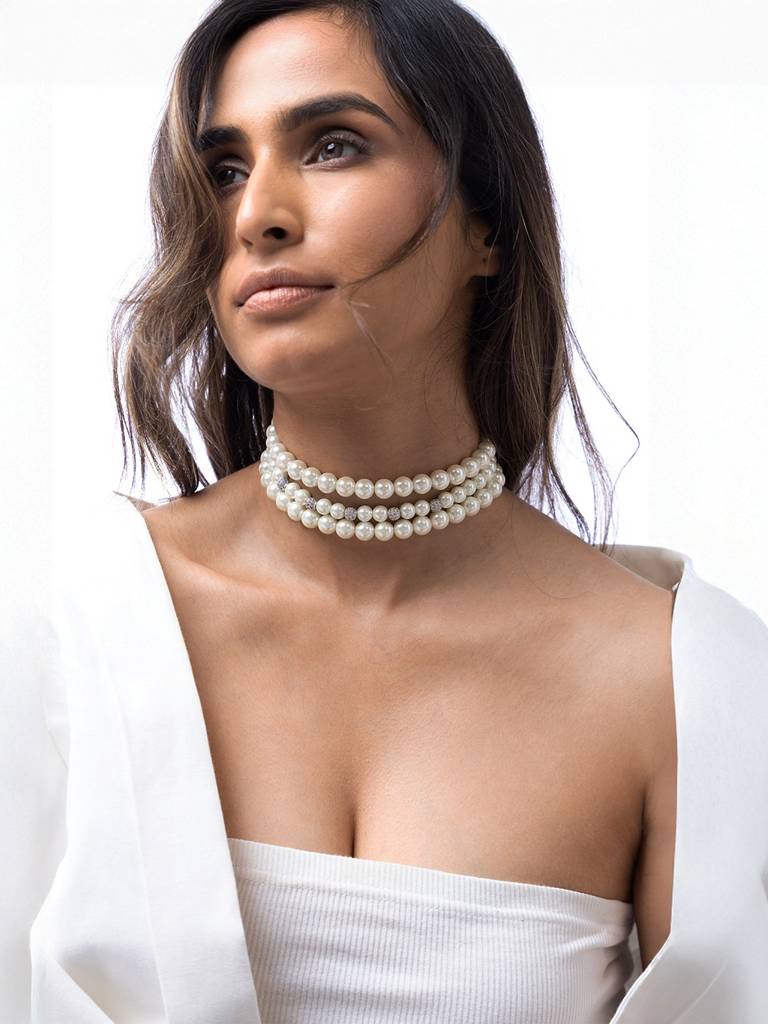 Classic Multi-Strand Pearl Necklace : AHA0018N