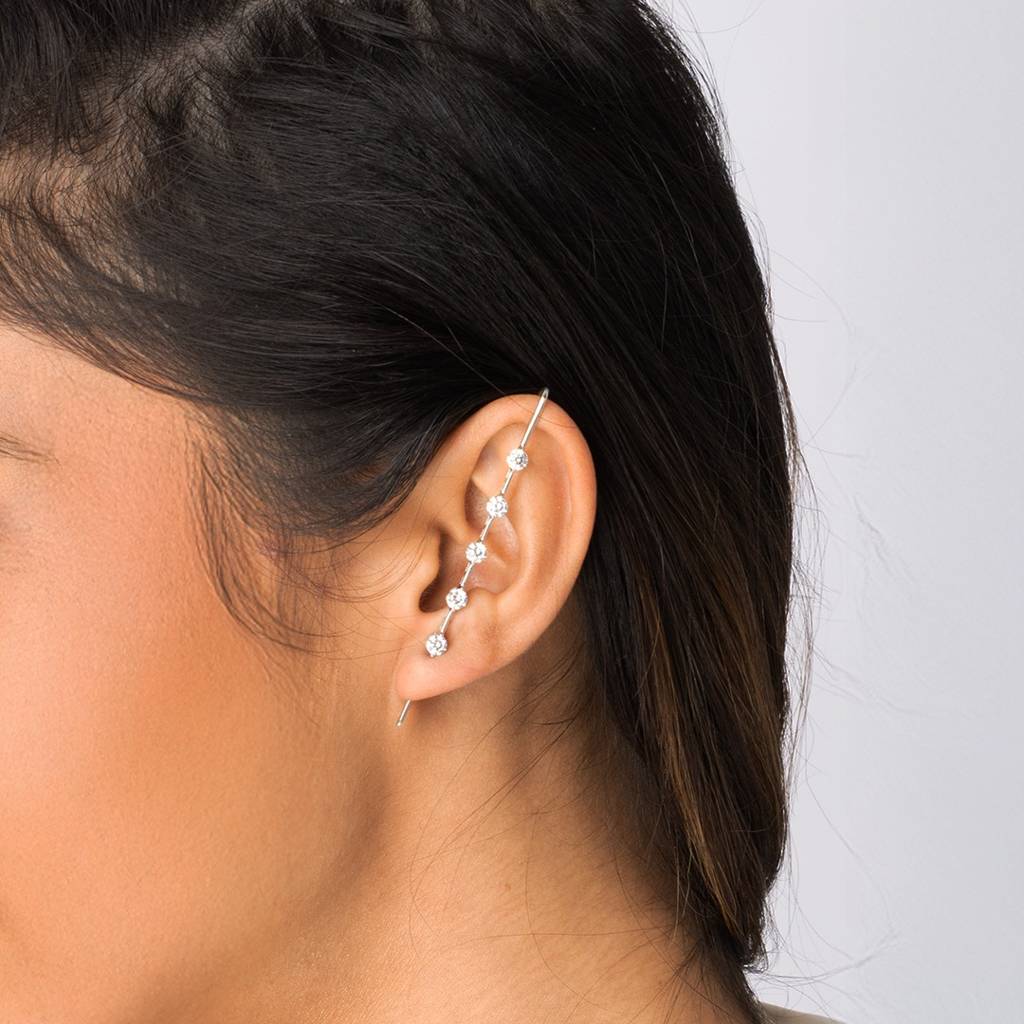 Crystal Line Earrings : AHA0146ER