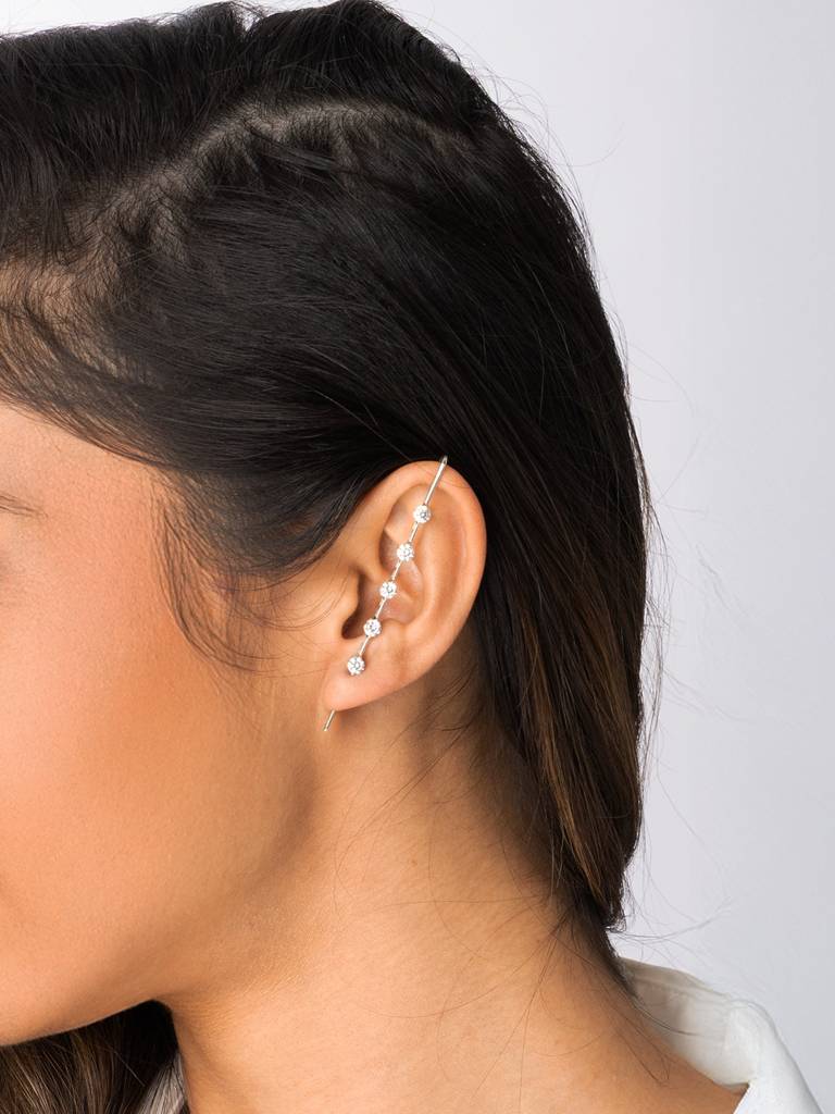 Crystal Line Earrings : AHA0146ER