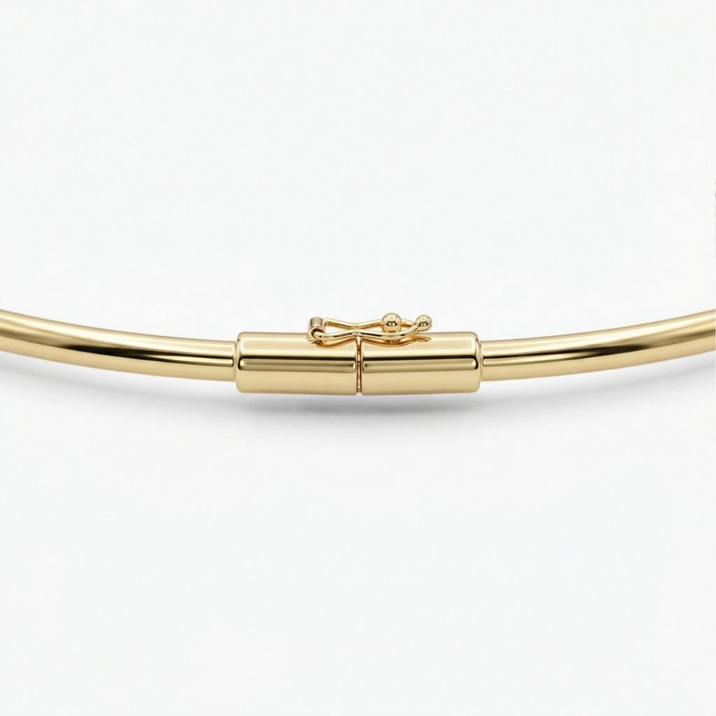 Gold Plated Silver Stone Choker Necklace For Women And Girls, Coin Pendant Torque Necklace : AMA-COIN-PENDANT-NECKLACE