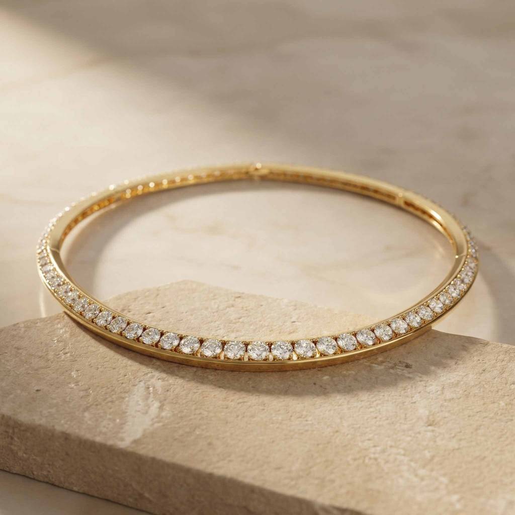 Gold Plated Combo Of Crystal Choker Necklace & Long Dangle Earrings For Women & Girls, Crys : AMA-NOORSTUD-CRYSTALCHOKER-COMBO