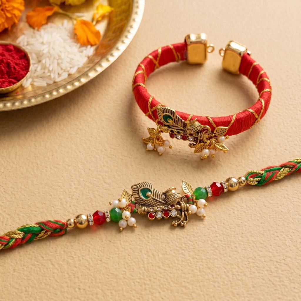Eternz Certified Jewellery - AMALFA Matching Bhaiya Bhabhi Designer Gold