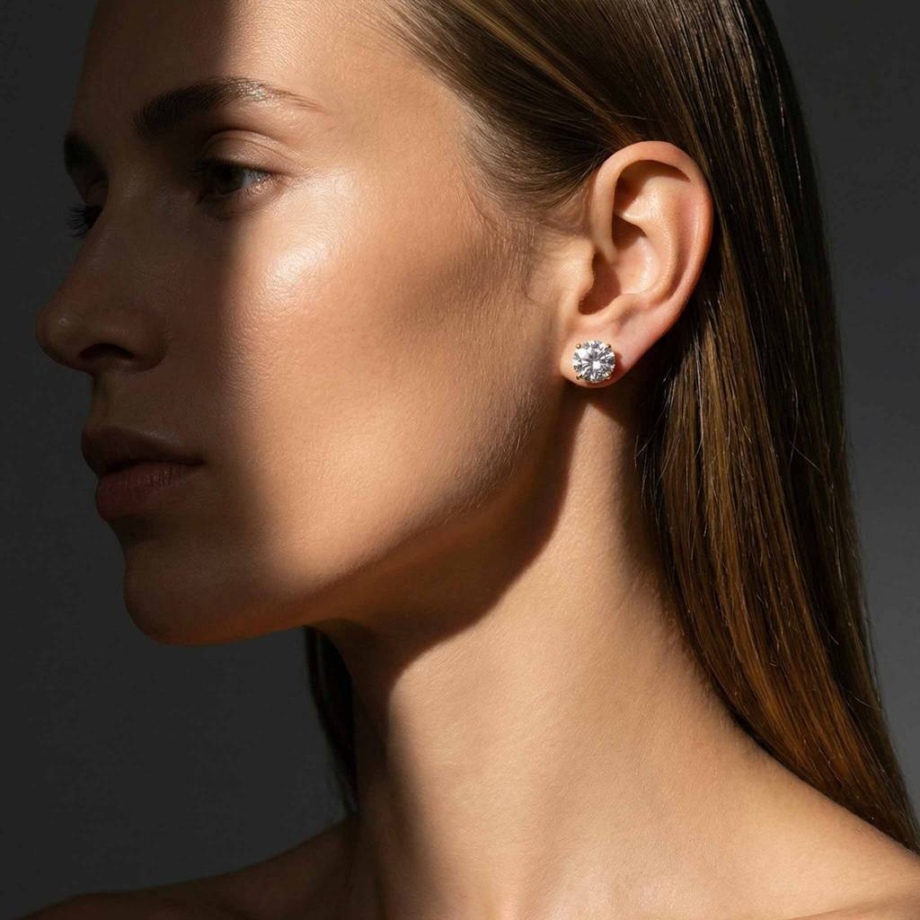 Combo Of Gold Plated Necklace And Earrings - Coin Necklace & Stud Earrings For Women & Girls : AMACOINPENDANT-STUD
